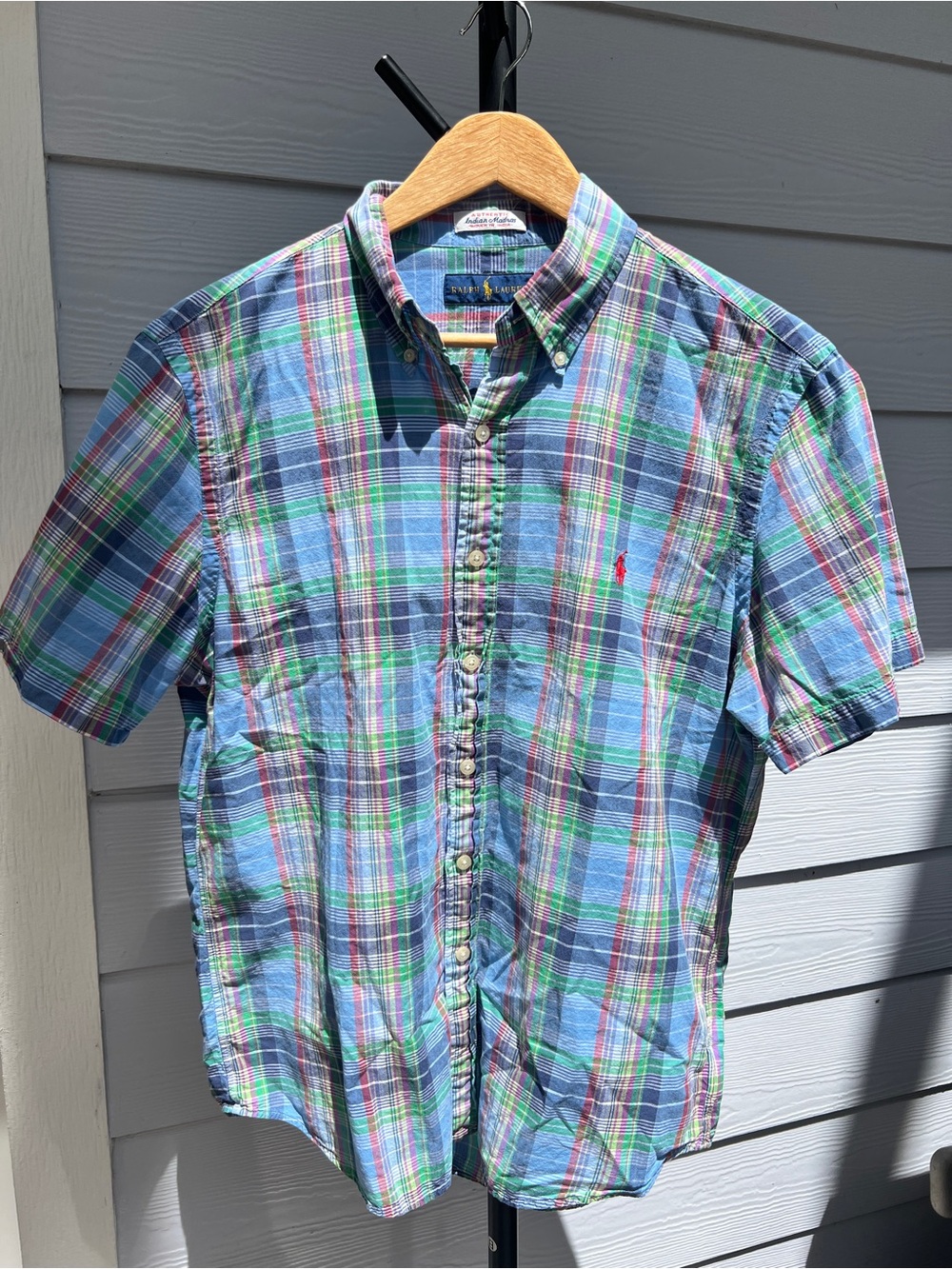 Ralph Lauren Madras Shirt for Men